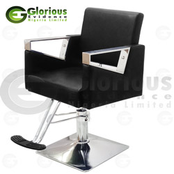 salon chair 7238 (black)