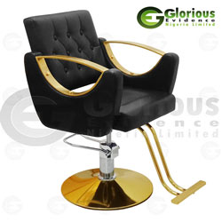 golden metal salon chair h740