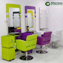 set of salon station