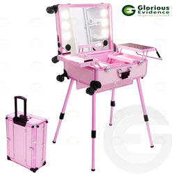 mobile makeup stand with mp3