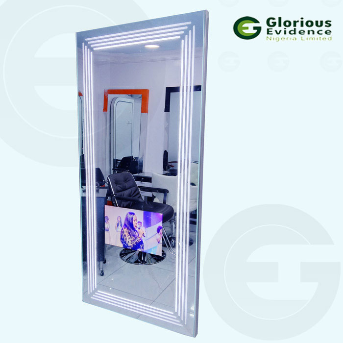 Salon Mirror With Tv And Light Sk-1389